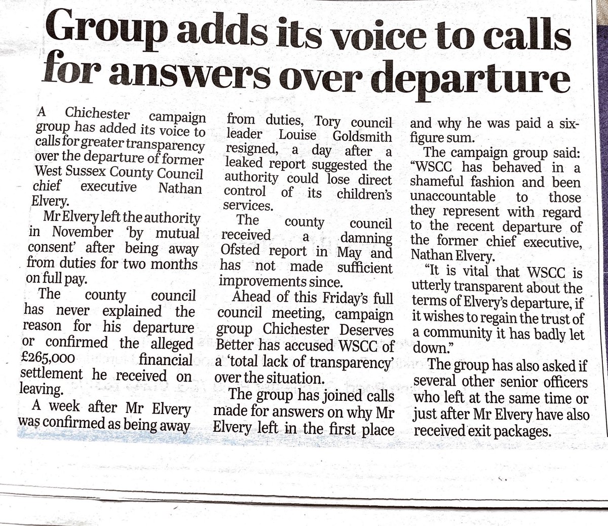 A27Alliance's tweet image. ‘Group adds its voice to calls for answers over departure’
@Chiobserver 

#askcllrgoldsmith
