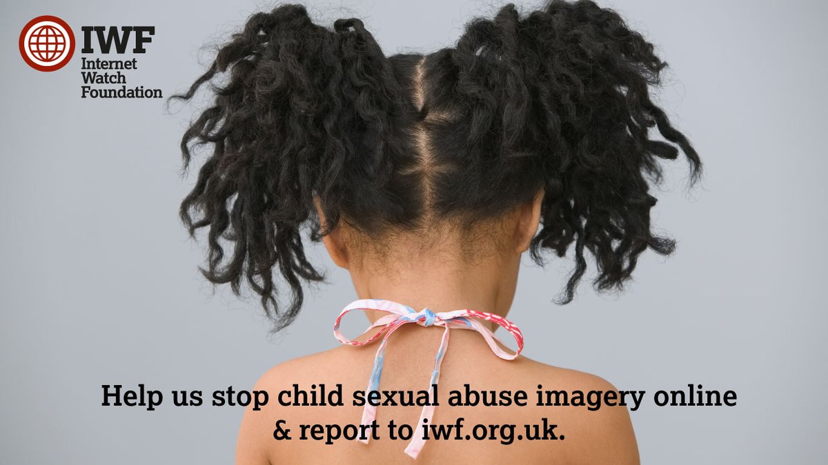 IWFhotline's tweet image. We know that every time an image or video of child sexual abuse is viewed, the victim suffers repeat victimisation. We&apos;re here to stop that and you can help. If you stumble across child sexual abuse images online, don&apos;t look away. Report anonymously to iwf.org.uk