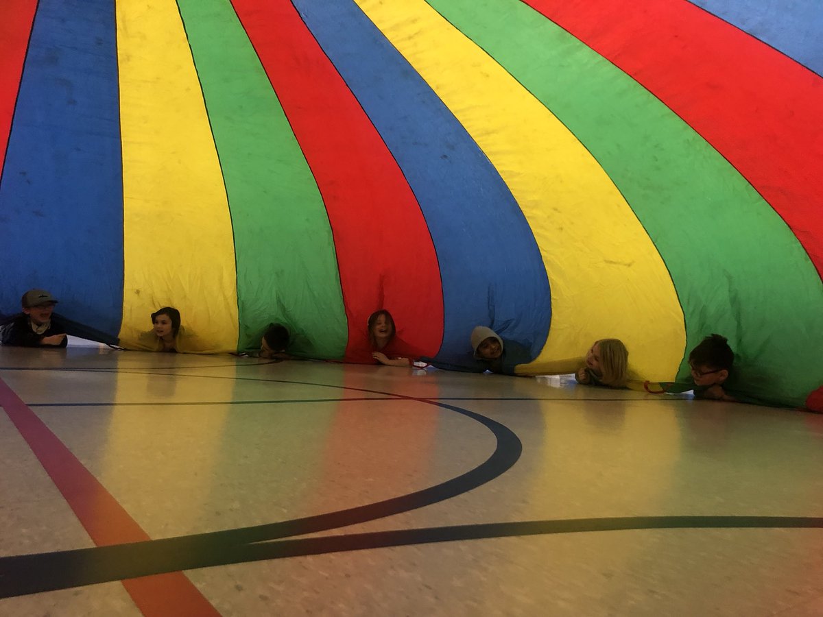 Parachute activities in PE!  Cooperative skills, Fun, Movement, Exercise, Fitness!!