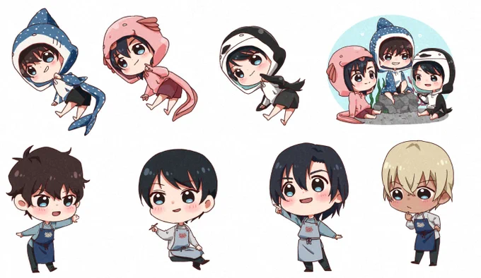 入稿したんですけど届く日付間に合うか怪しいです・・・落としそうすみませんとりあえずこの8種をまにあえば出します(ノω・、`) 