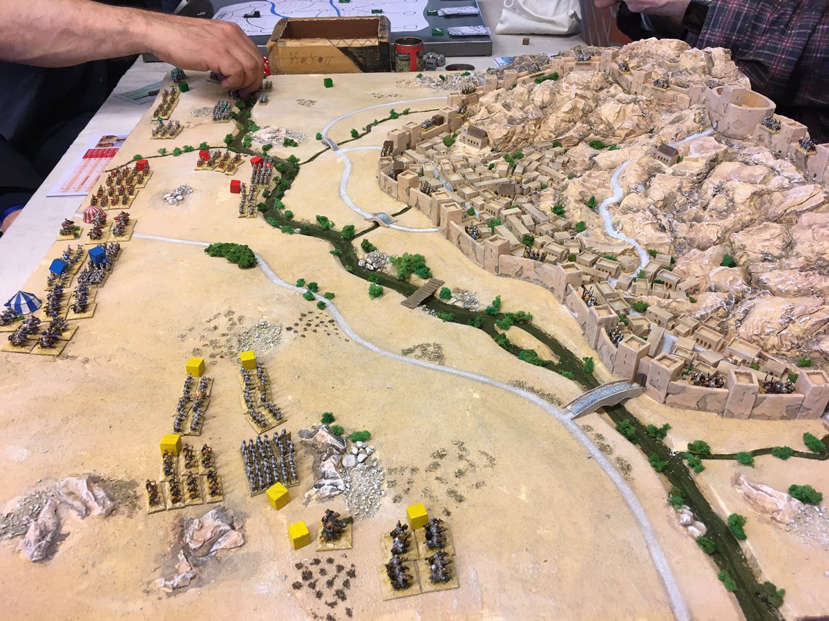 ReaktorMinis's tweet photo. Siege of Antioch in 6mm #tactica20
I played As Raymond of Toulouse and secured the holy lance! https://t.co/dttagj5IQv