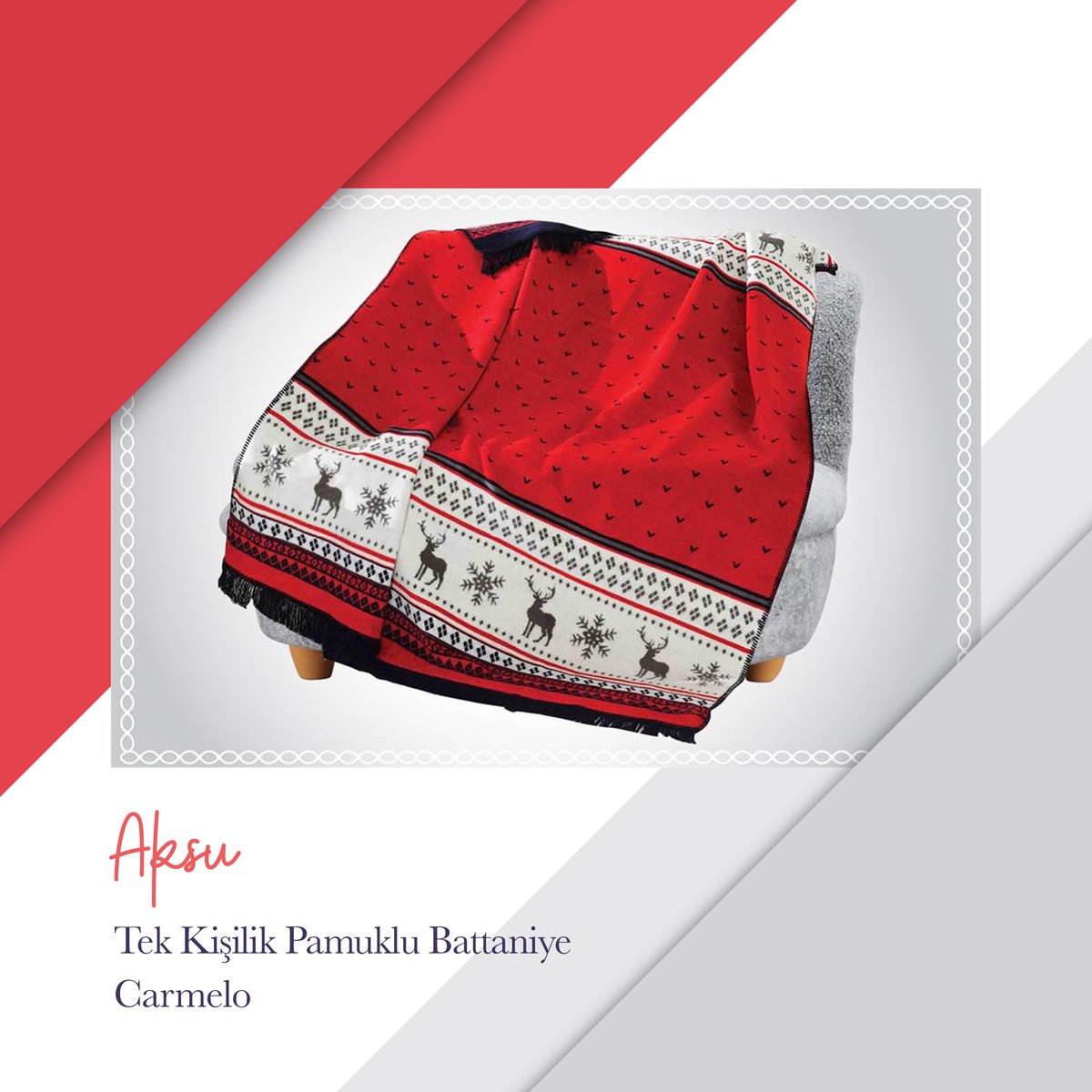 Aksu pamuklu battaniyeler ile kış günleri sorun olmaktan çıksın! 💁🏼‍♀️
Hemen sipariş vermek için;
bit.ly/31PwnXG