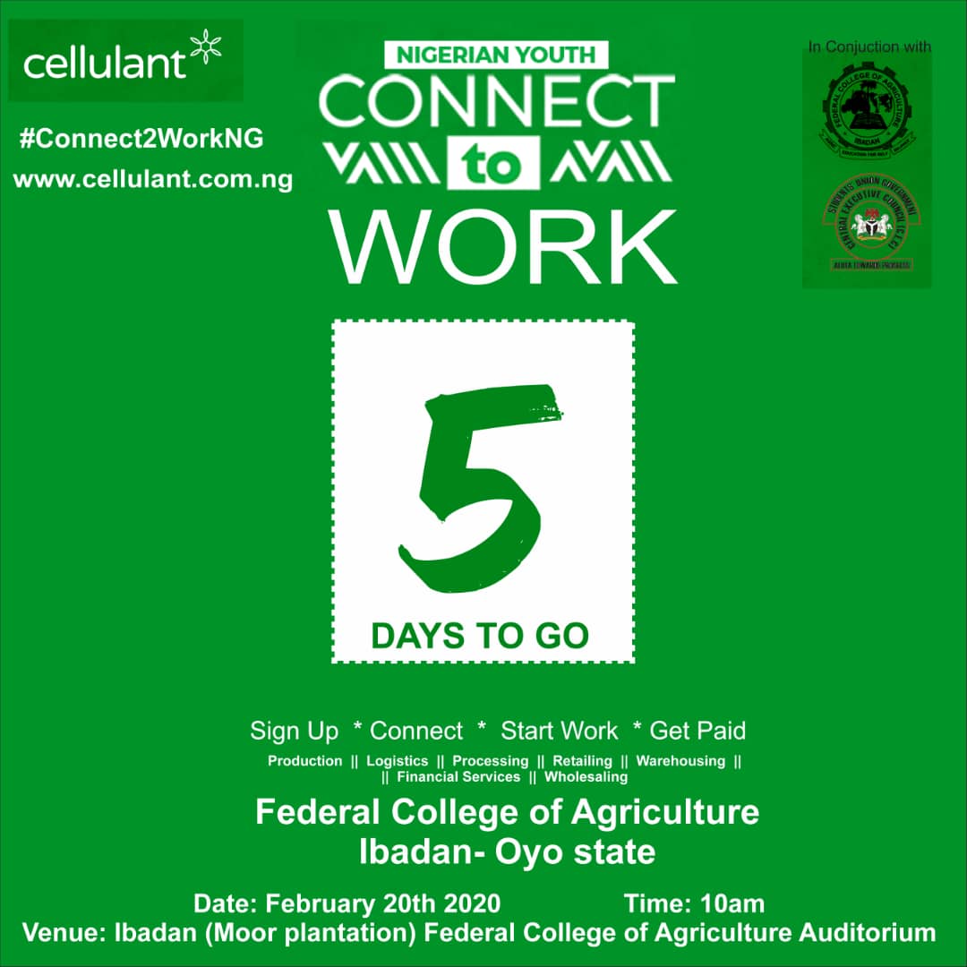 TheSanePsych's tweet photo. 2 days to go!!!
Find out how you can Signup, Connect, Work, Get Paid.
Let's Transform Nigeria together
@cellulant, @cellulantNG
Facebook: Cellulant, Cellulant Nigeria
#connect2workNG
#connect2workKano #cellulant https://t.co/HY1lomWfaK https://t.co/5oNZJwojnV https://t.co/qg5jmzrTUY