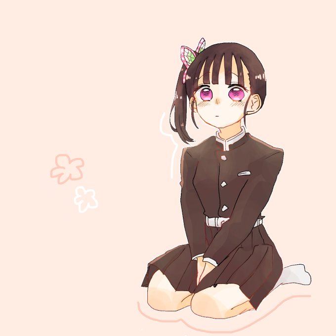 さちもとさんがTwitterに投稿した栗花落カナヲ(鬼滅の刃)のイラスト。