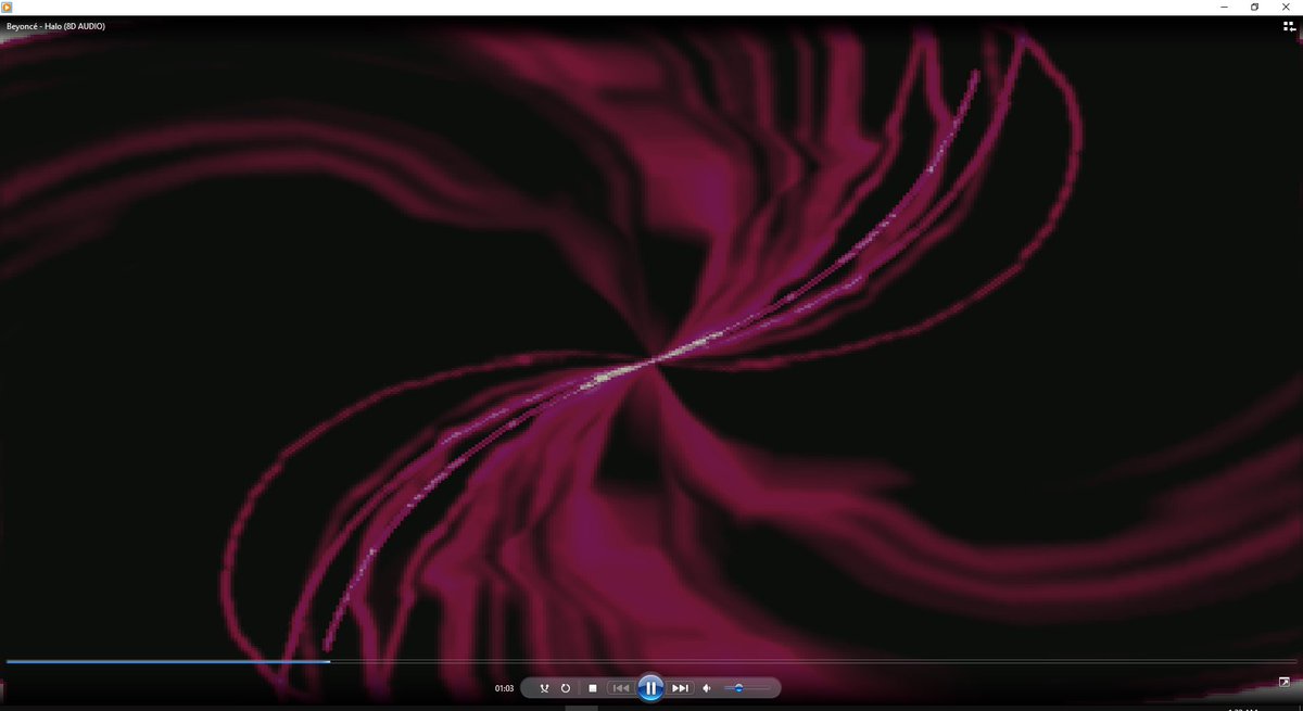 Easykill42's tweet photo. Holy hell, I just worked out to get the visualisation on windows media player when listening to music and i'm currently have the biggest pang of nostalgia ever. 

#Bringback2010 https://t.co/tRU2VAakDl