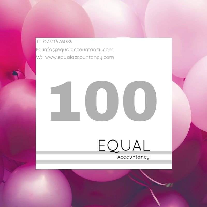 We are thrilled to have reached 100 likes on Facebook! Can we get 100 follows on Twitter?
#accountancy #Accounting #accountant #tax #womeninbusiness #empoweringwomen #equalityinbusiness