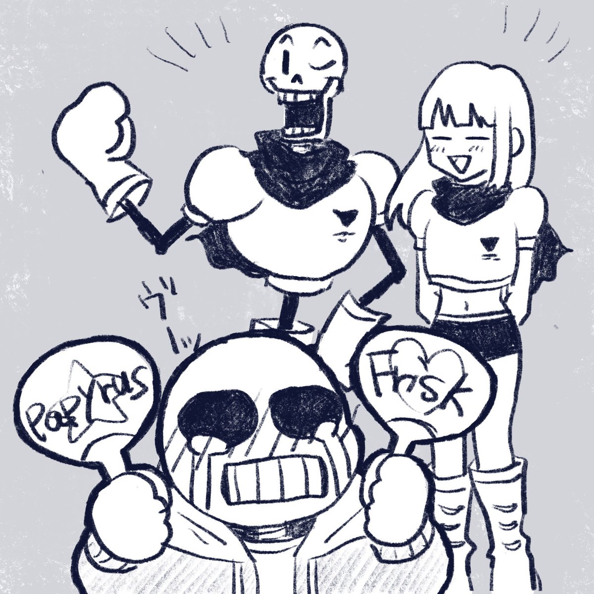 サンズ大喜び
#Undertale 