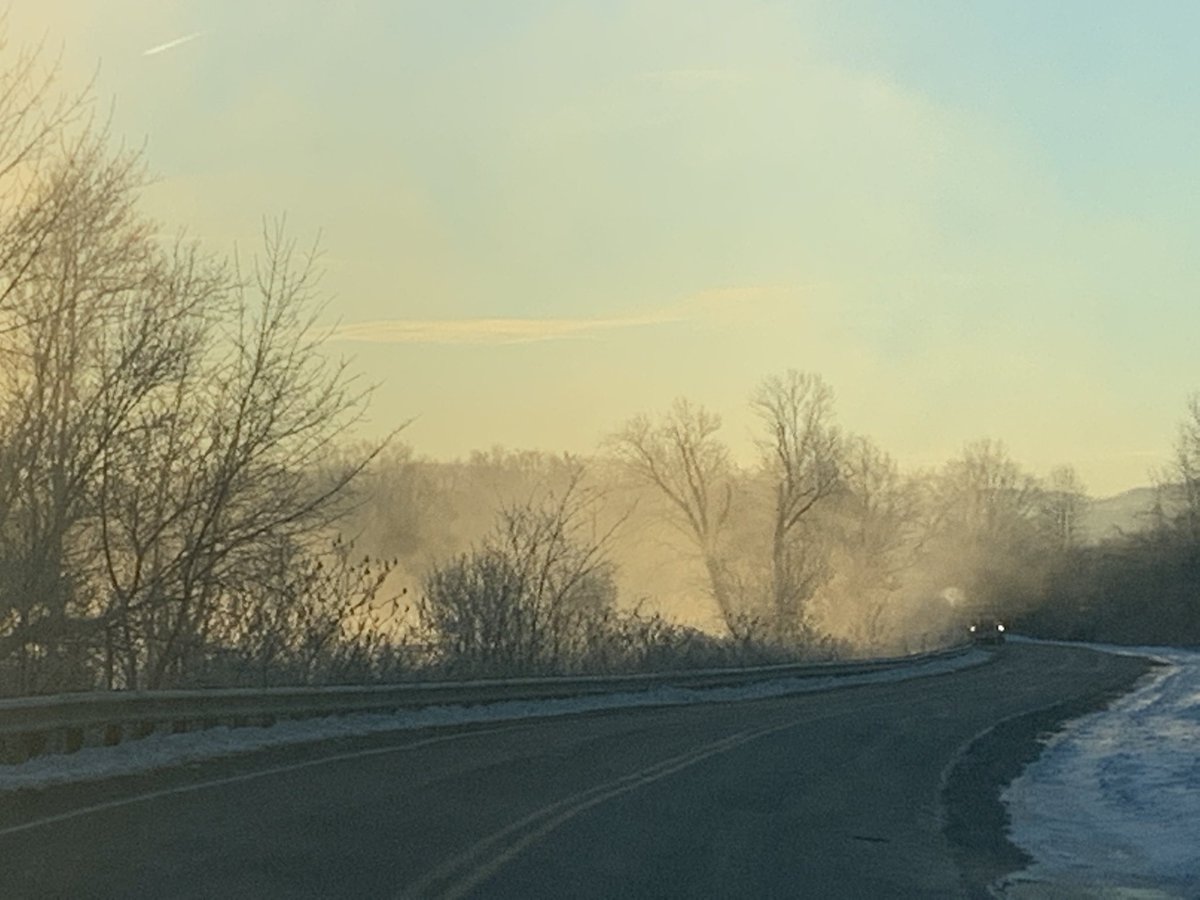 bquesta's tweet photo. When your @llbean thermometer says -16 & sea smoke is rising off the Allegheny River, I don’t want to “Be an” outsider #needwarmth #toocold #WNY https://t.co/L6hoV6La2l