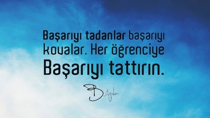 Başarıyı tadanlar başarıyı kovalar. Her öğrenciye başarıyı tattırın. 
#gelişim #psikolojitr #psikoloji #psikolog #yetkinokul #yetkin #yetkinsınıf #bediaydin
