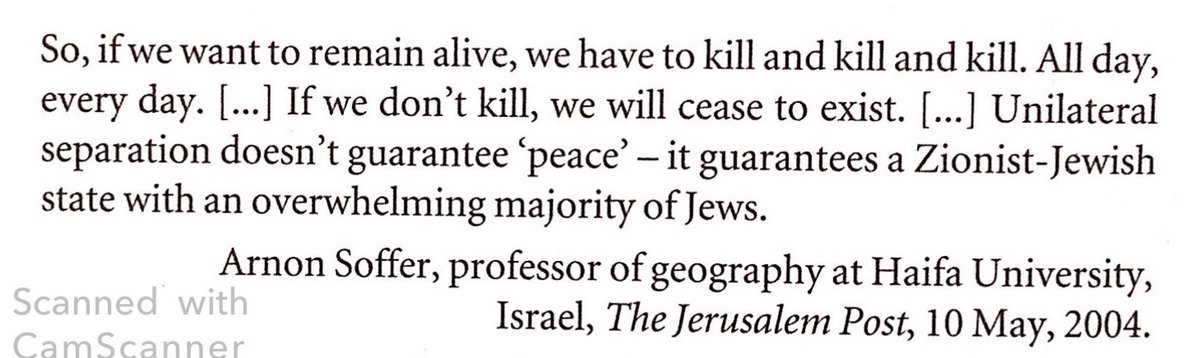 This murderous sentiment is the logical end point of Zionism as an ideology, it is violent and racist in its core.