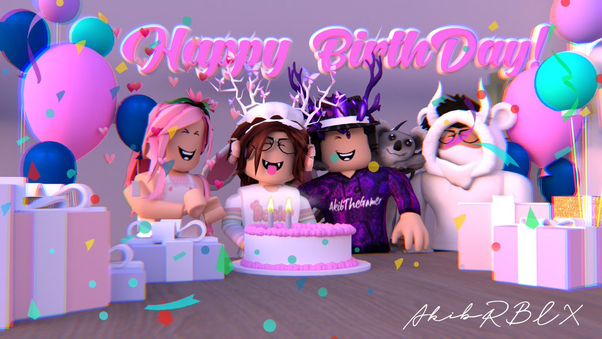 Akibrblx On Twitter Heres A Gfx I Made For My Friend Roseb200 - roblox event bake a cake event
