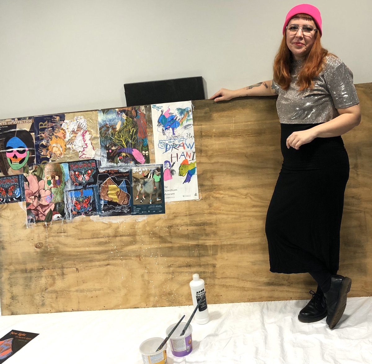 FitzMuseumEduca's tweet image. Street art workshop with @hellothemushroom @FitzMuseum_UK as part of our Source programme join us this pm until 4pm in our studio @ocr @PearsonEdexcel @AQA @NEAAT3 @camcreatives