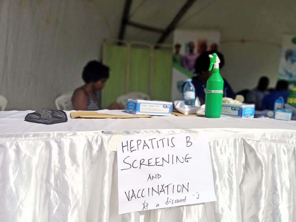 You'll get a discount for Yellow Fever and Hepatitis B testing and vaccination at the @IMC_Ug tent here at the #HarvestMoneyExpo.