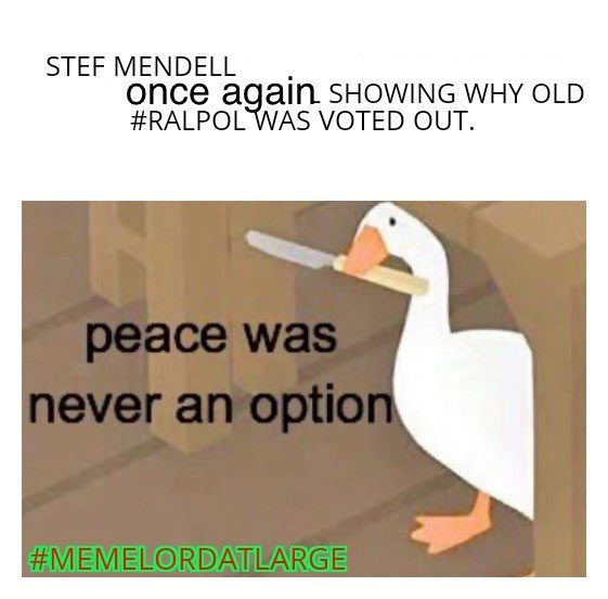 JamesGBledsoe1's tweet photo. Former #ralpol giving content again.
#MemeLordAtLarge https://t.co/09v9XSHXf2