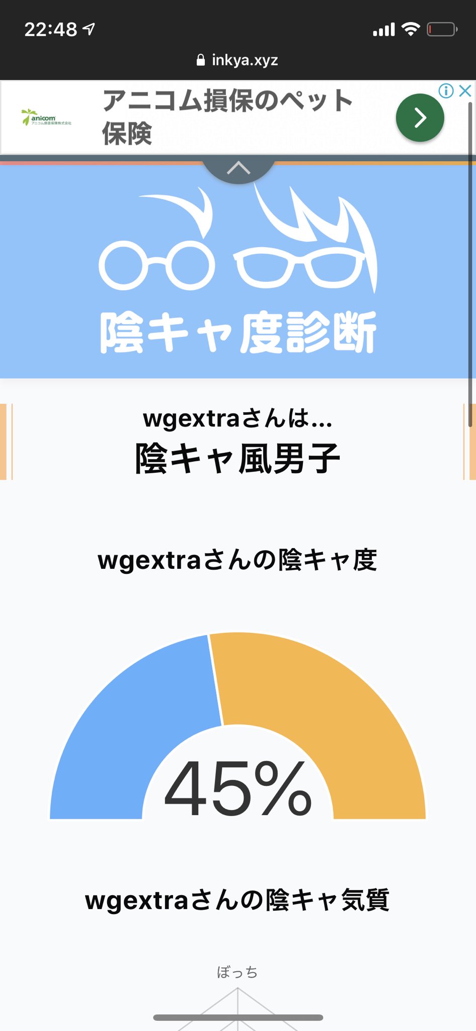 陰 キャ 診断