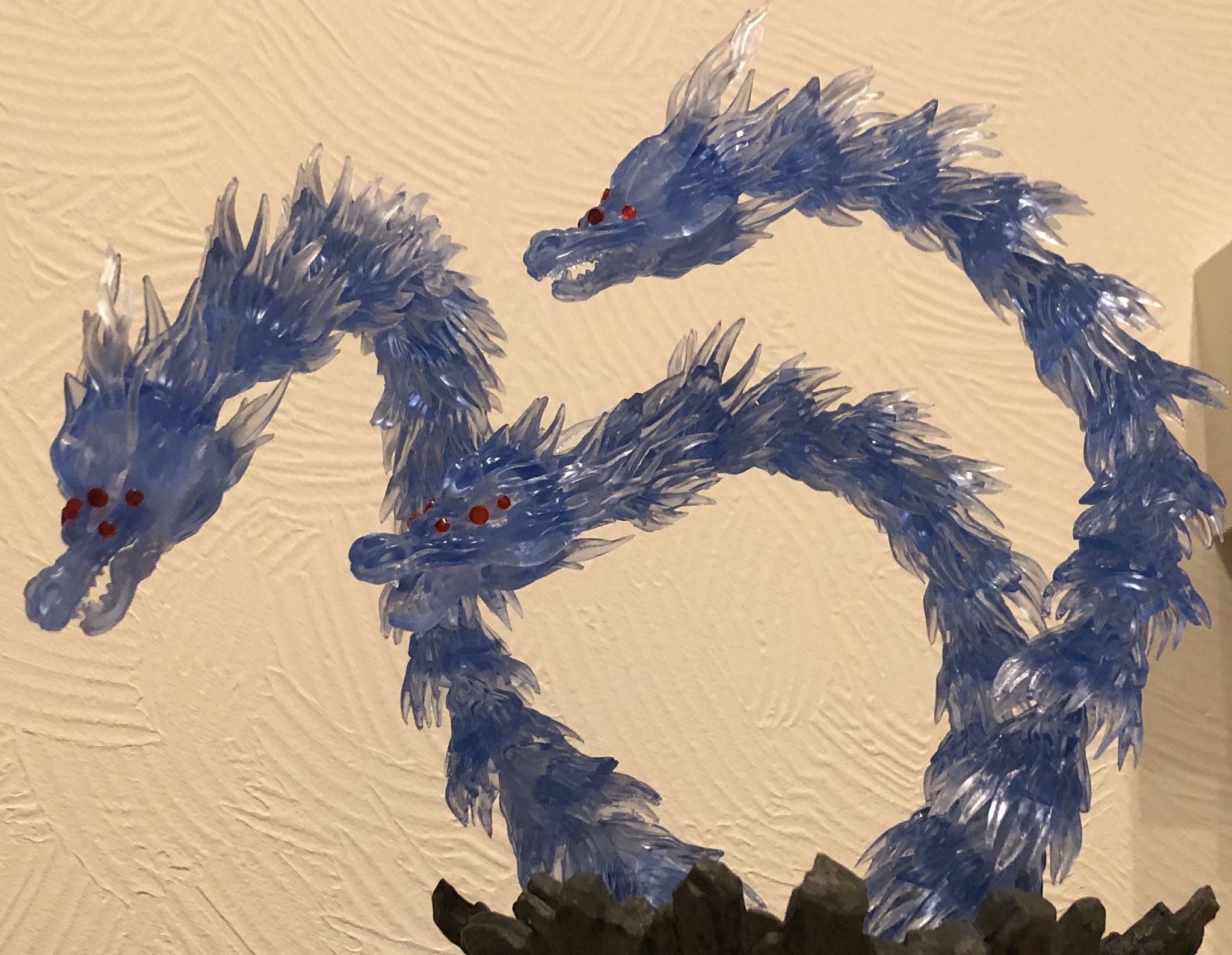 WATER DRAGON EFFECT 発光 ドラゴン エフェクト 台座 水流龍