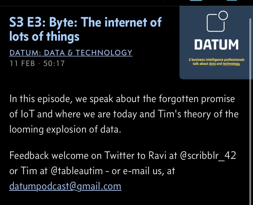 NEW POD 🎙 

In episode 3, <a href="/Scribblr_42/">Ravi Mistry</a> &amp; <a href="/TableauTim/">Tim Ngwena</a> chat about the internet of things, connected home &amp; why your phone probably is not listening to you.

#veganpizza