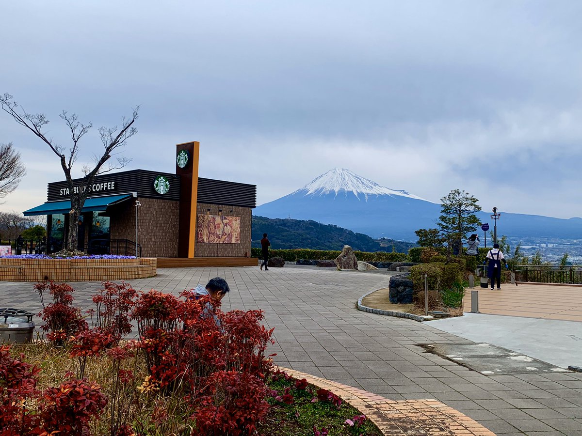 一番眺めのいい スタバは　ここですか？ #富士山 #スタバ