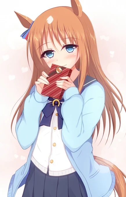 これ、受け取ってください♪

グラスちゃんにちょこ貰いたい人生だった
#ウマ娘 