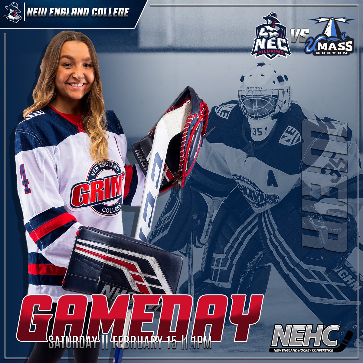 New England College Athletics (@nec_athletics) on Twitter photo .<a href="/NECWIH/">NEC W Ice Hockey</a> wraps up their regular season at 1pm as they host UMass Boston at 1pm #GoGrims #Forward #d3hockey #d3hky .<a href="/NECWIH/">NEC W Ice Hockey</a> wraps up their regular season at 1pm as they host UMass Boston at 1pm #GoGrims #Forward #d3hockey #d3hky