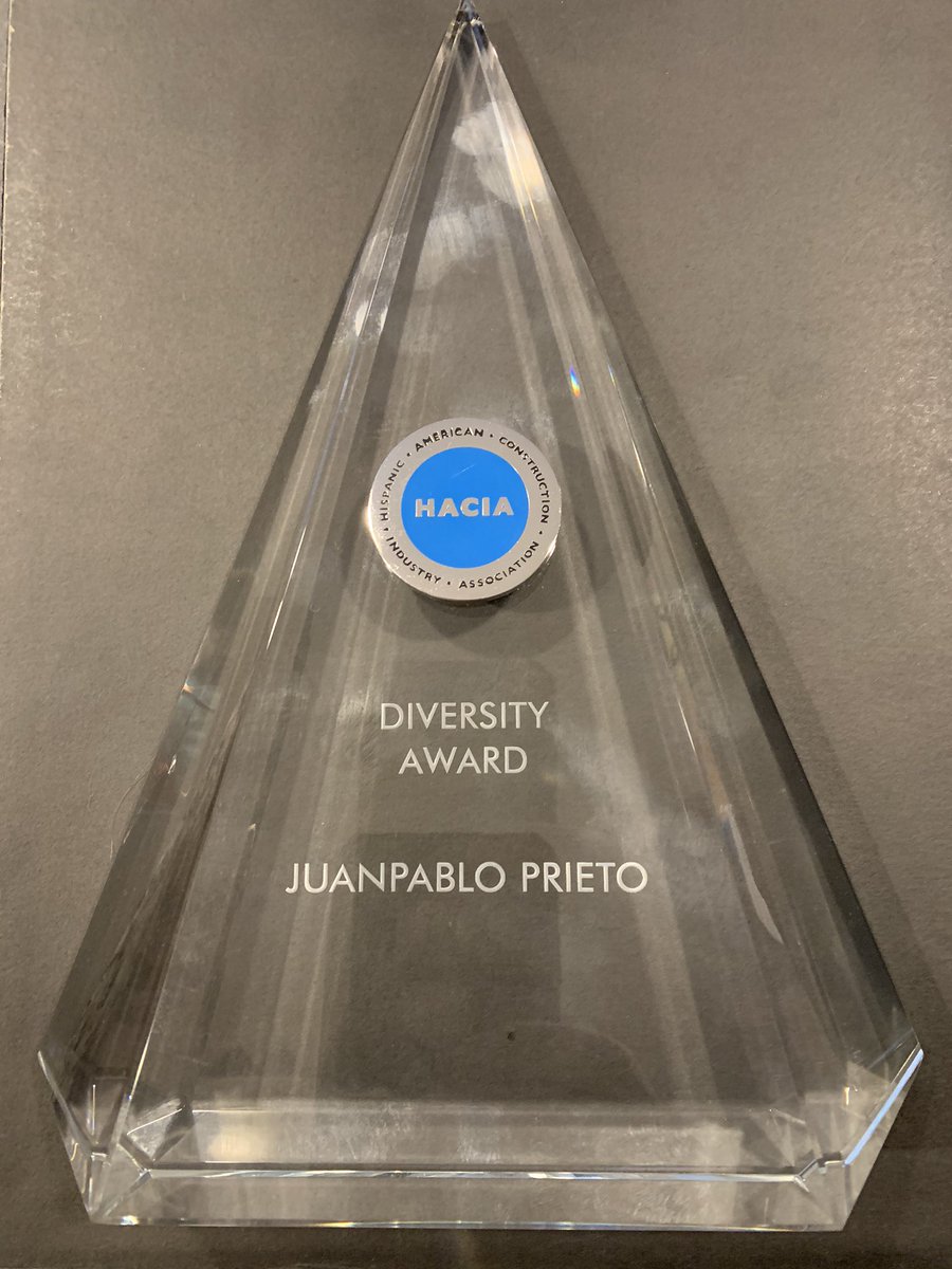 JPPrieto85's tweet photo. Last night I had the distinct honor of receiving the 2020 @HACIAworks #Diversity Award! More pictures, description, and videos to come! #BeIntentional https://t.co/nUxuQfEd4o