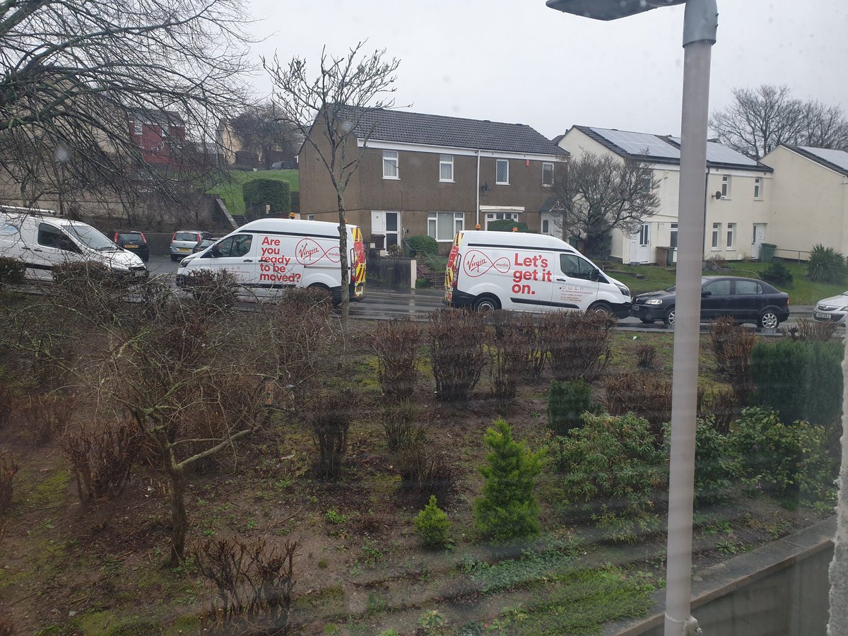 Immensely frustrating to park on this street as a result of <a href="/virginmedia/">Virgin Media ❤️</a>.
