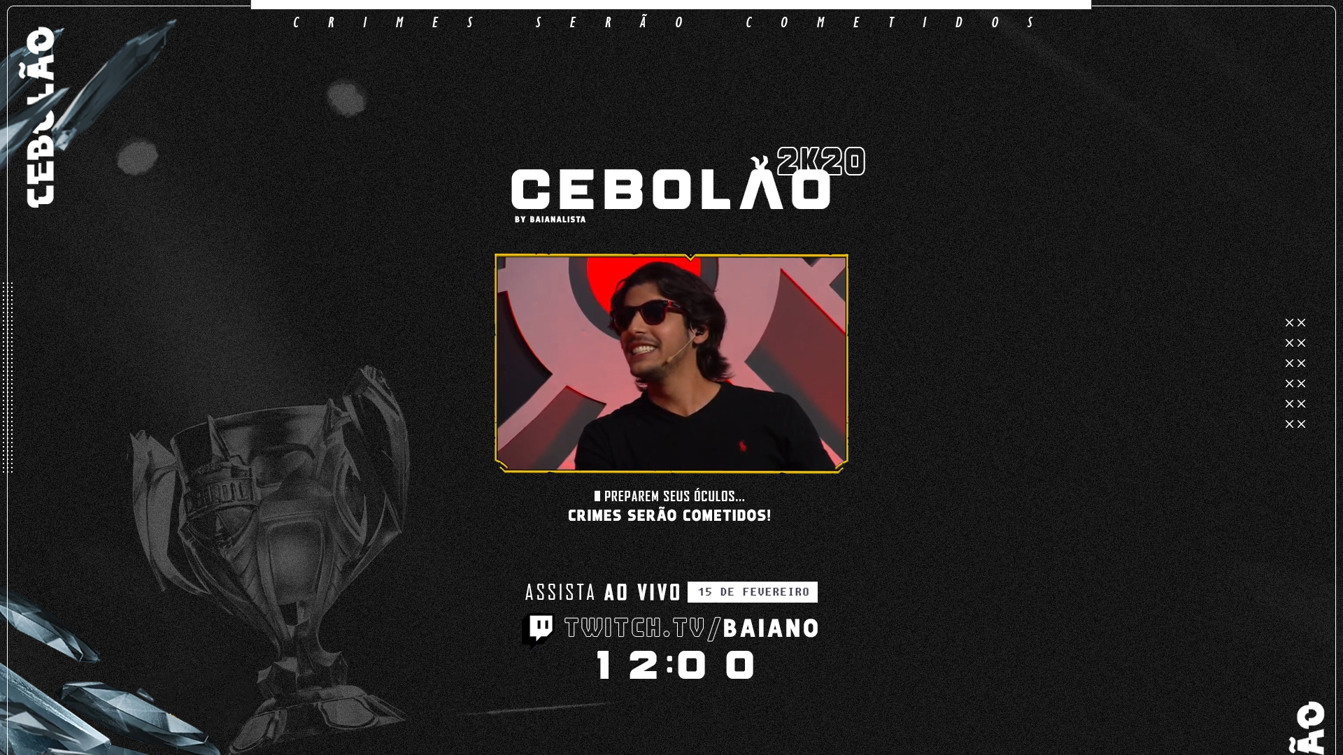 Baiano on X: ÀS 12H00 ESTAREMOS ON #CEBOLÃO