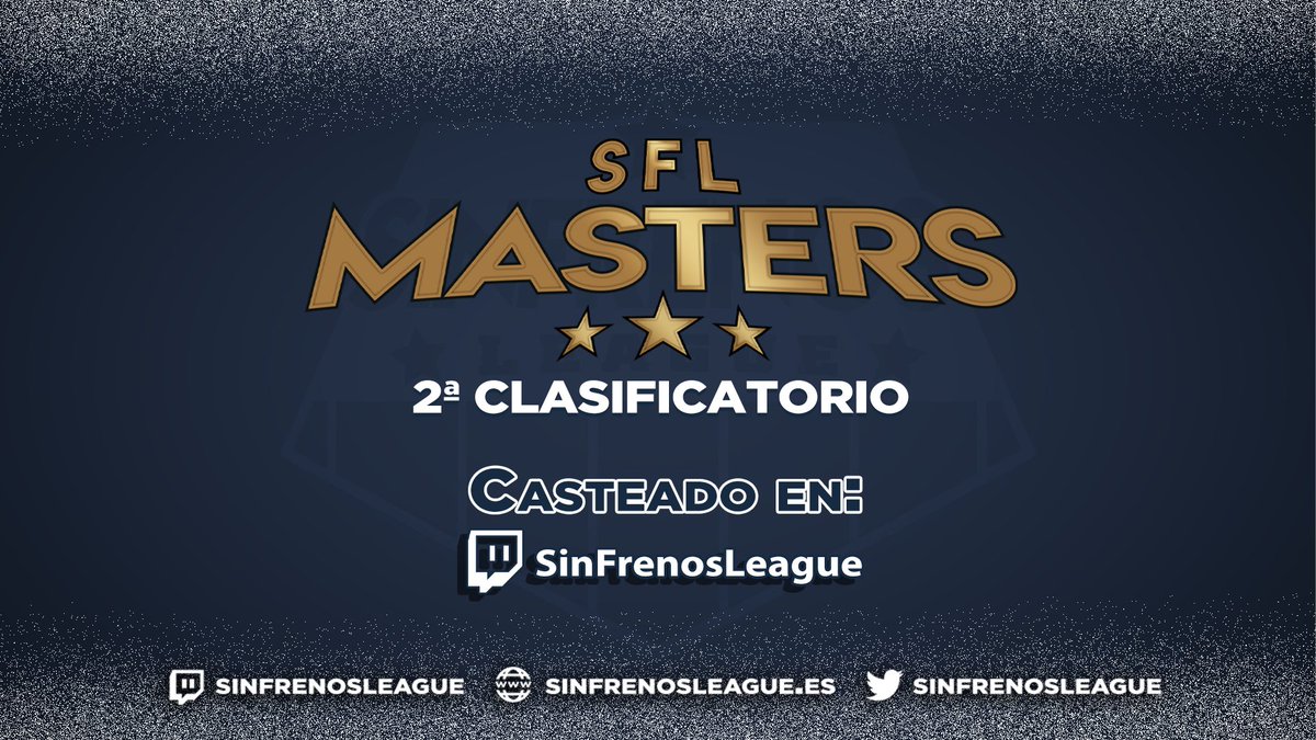 📌Esta tarde a las 17:30, tenéis una cita con el 2º Clasificatorio para las #SFLMastersSeries

¿Qué equipos se unirán a <a href="/RCDeSports/">RCD Espanyol eSports</a>, @RocketNeek y los ya clasificados <a href="/PushingGaming/">Pushing</a> y #LittleGiants ? 🧐

#SomosSFL ⚽️🚗