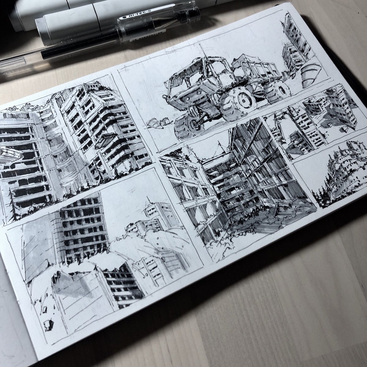 chius6268's tweet photo. Sketches #chiucandoit #art #copicmaker #pen https://t.co/qIAZupVLHA
