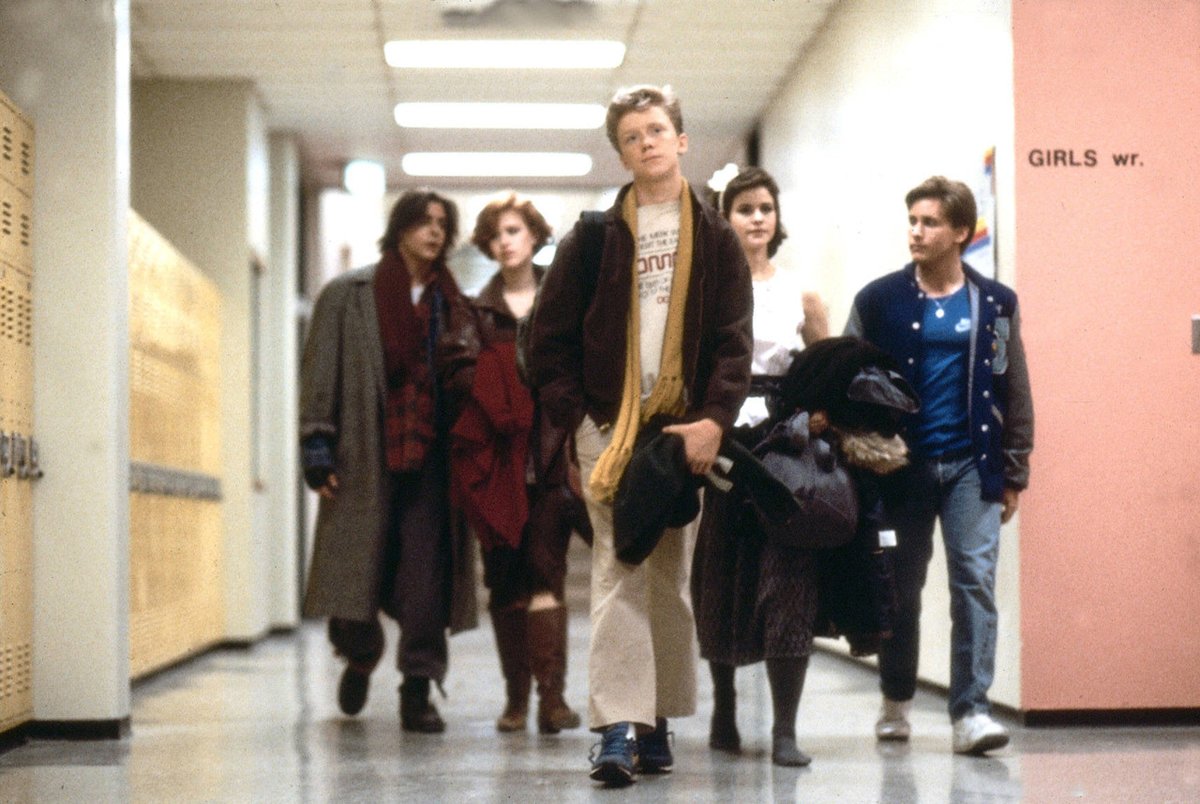 OldSchool80s's tweet photo. Feb 15, 1985: 35 years ago, The Breakfast Club was released in theaters. #80s https://t.co/B0WGGBSAa1