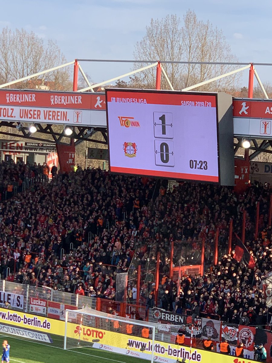 btr_profisport's tweet photo. #UNION #BERLIN #Bayer #Leverkusen, so kann es weiter gehen! https://t.co/Pdu8PjRpZ2