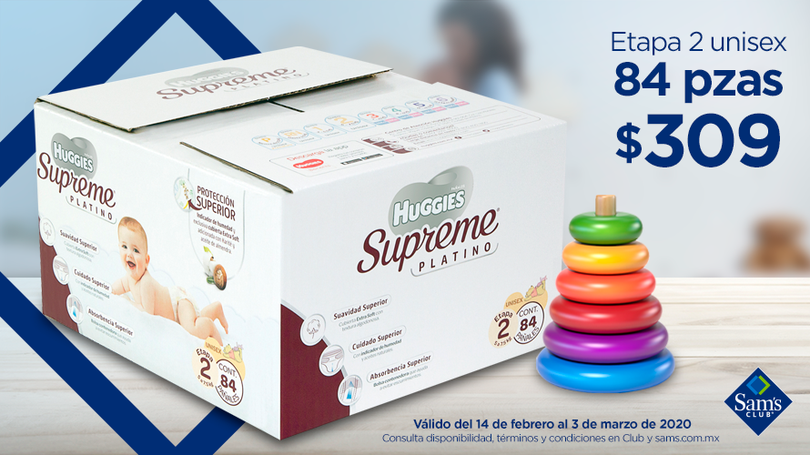 pañales etapa 3 huggies supreme platino