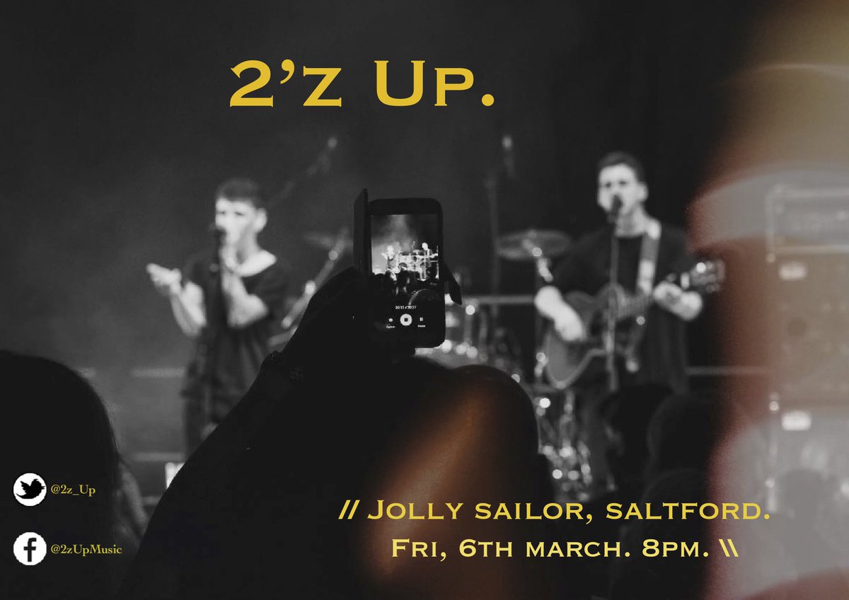 its2zUp's tweet photo. we’re back with our first gig of 2020.
🥂🥂

one of our favourite venues so come n have a singalong, a beer, 6 gins and a wonderful time with 2’z Up. 
// see you there!

📍 BS31 3ER https://t.co/4AaykQ6XRk