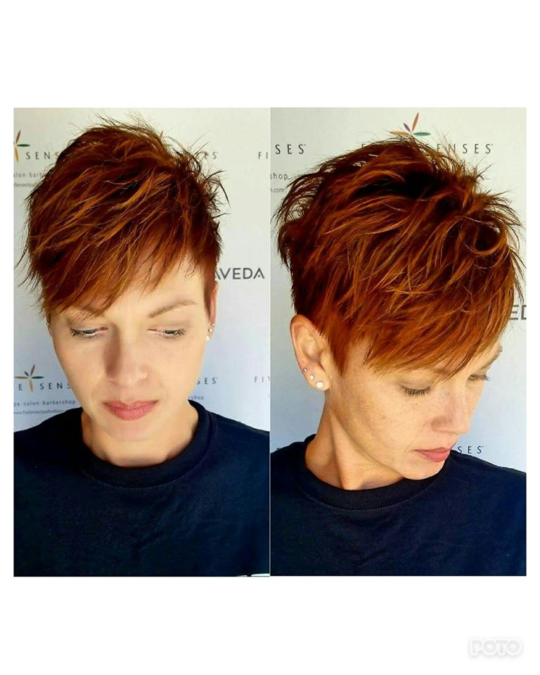 A gorgeous color and cut by Melissa! 😍

Book an appointment with one of our talented stylists today. 
bit.ly/2S8Y5M9 

#fivesenses #fivesensespeoria #peoriaillinois #illinois #illinoissalon #haircolor #hairinspo #hairgoals #aveda