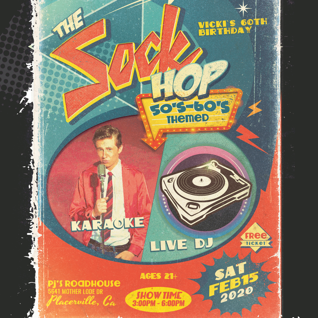 chakrasoundent's tweet photo. Why wait until tonight to go out! Today at 3PM-6PM we have a  50's in &amp; 60's themed DJ &amp; Karaoke party at PJ's Roadhouse. Pick your favorite 50's-60's songs to request or sing! It's going to be a real ball! https://t.co/HBUL7Ja5xb