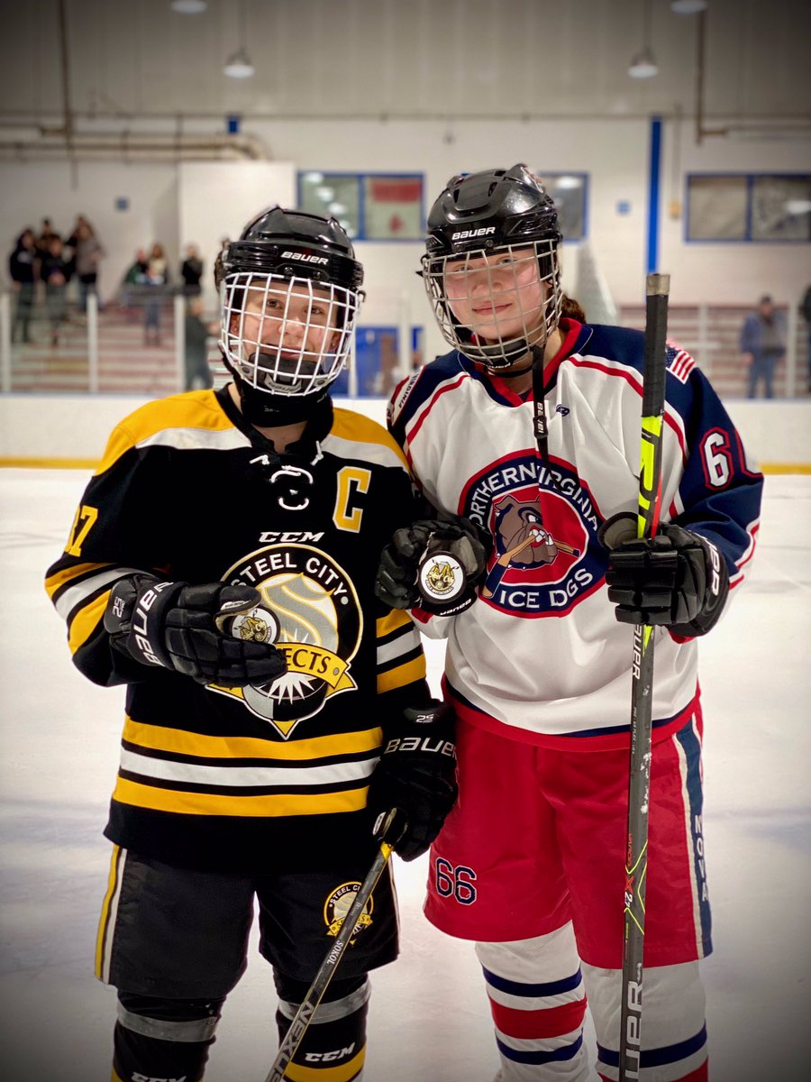 SCSGirlsHockey's tweet photo. Nice job ladies! Congratulations on earning Player of the Game honors following your games today the the Steel City Girls Invitational! #SCGI2020 https://t.co/1H5x1b6Iga