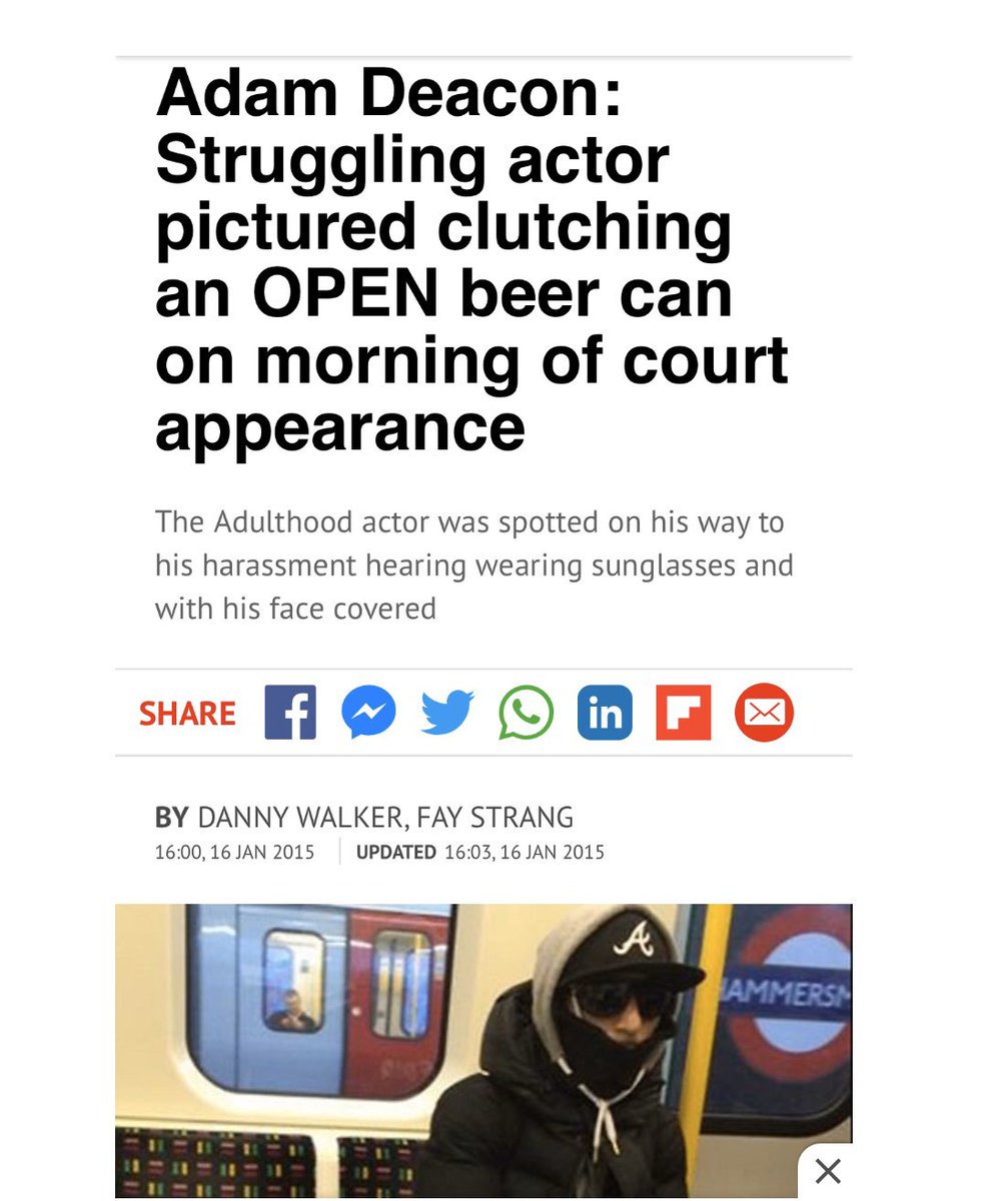realadamdeacon's tweet photo. I really do hope the media will change the way they deal with mental health to. Whatever you do for a living at the end of the day were just normal people who need a little help sometimes. This is how they handled mine and it nearly pushed me over the edge if I’m being honest. 👇🏼 https://t.co/pROE6Dz5W0