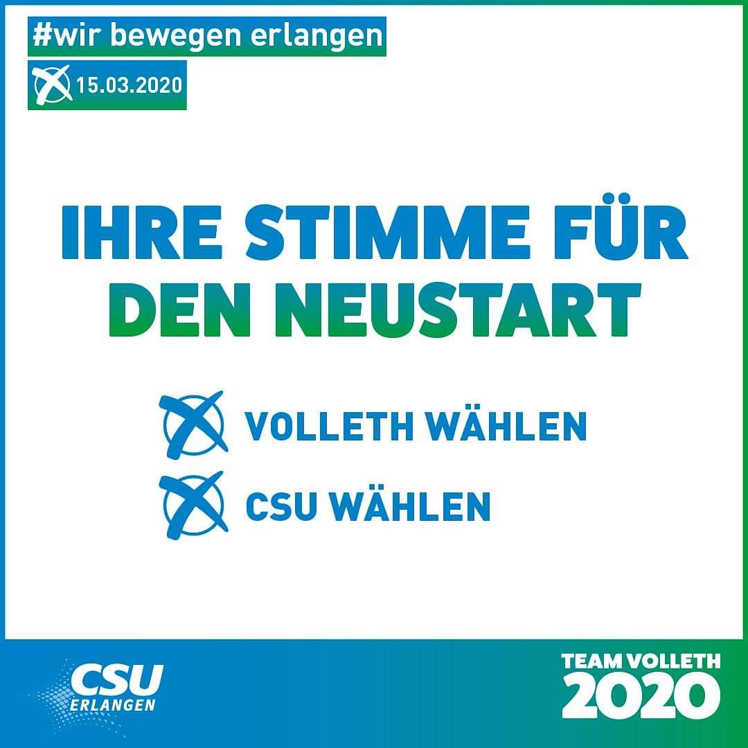 csu_erlangen's tweet photo. Neustart für Erlangen am 15. März 2020 - dafür steht OB-Kandidat Jörg Volleth mit den Stadtratskandidaten der @csu_erlangen. In unserer Broschüre "ERLANGENS 50 BESTE PLÄTZE" stellen sie sich vor https://t.co/xdEd79oX4e
#wirbewegenERLANGEN
#TeamVolleth2020 #erlangenbessermachen https://t.co/i34KCJ9ang