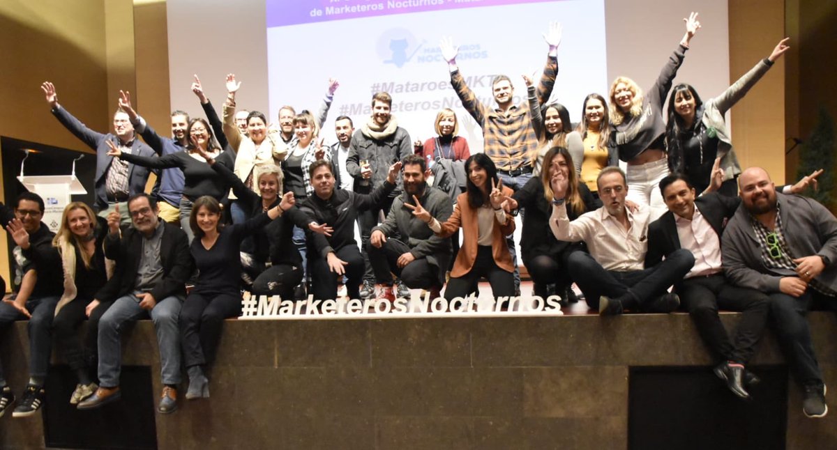 Celebrando que el congreso #MataroEsMkt se acabó 😅

Gracias a tod@s los patrocinadores, colaboradores, ponentes y asistentes por ayudar que la comunidad de #MarketerosNocturnos 
sea una realidad!!! 😘