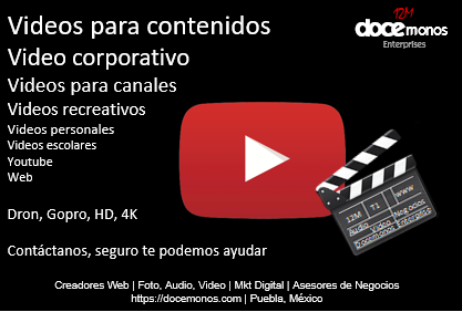 DocemonosE's tweet photo. Producimos tus videos para cualquier proyecto o tu página Web!! https://t.co/B7BQELnbpx
