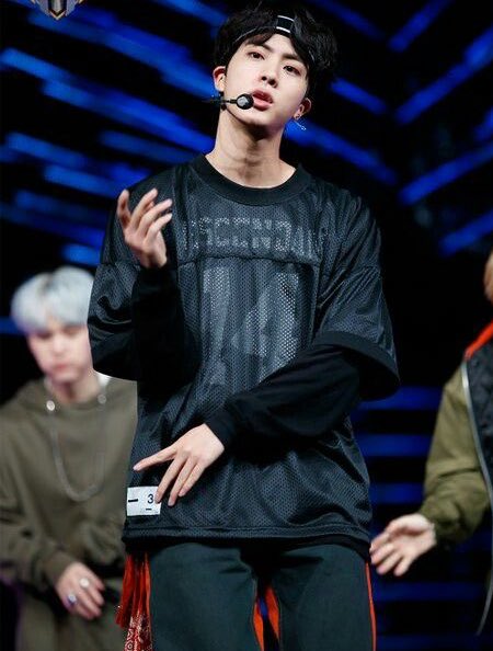 | thread |  Seokjin wearing black