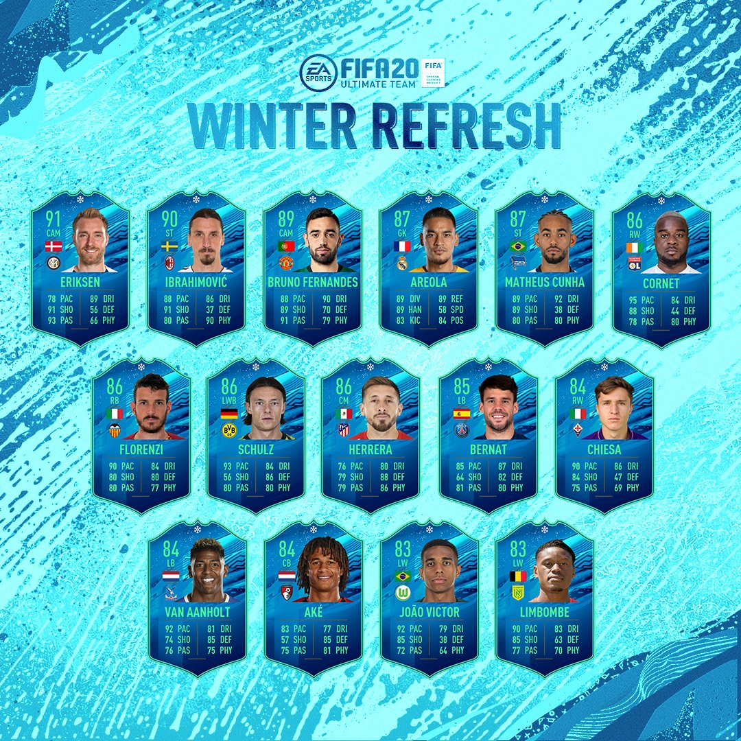 To celebrate Winter Refresh ❄️ I'm giving away 12K FIFA points if we pack one during Weekend League rewards this week! 🔥

All you have to do is follow me (<a href="/CripsyAU/">James | CripsyTV 🇦🇺</a>) &amp; RT this tweet! 👊

Goodluck! 🤝