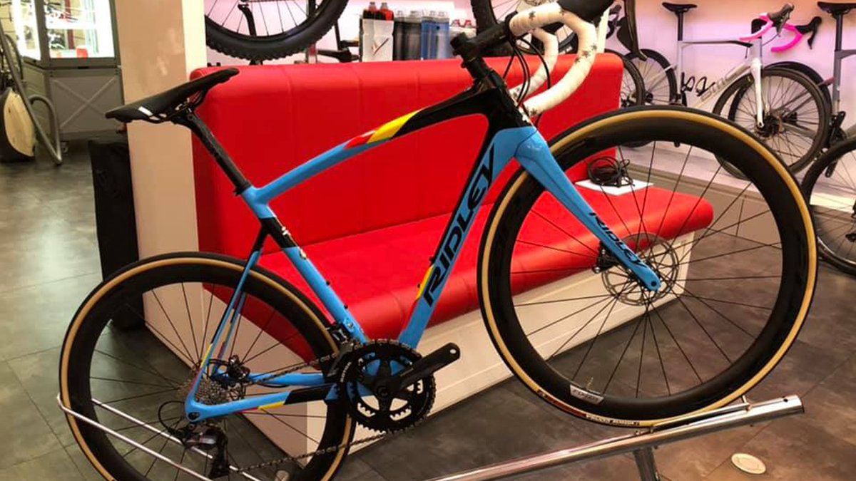PhilippeGilbert's tweet photo. . @Ridley_Bikes  is now available in @Thebikeshopmc! If you want to you can also customize your bike. https://t.co/iRKKWzBTSM