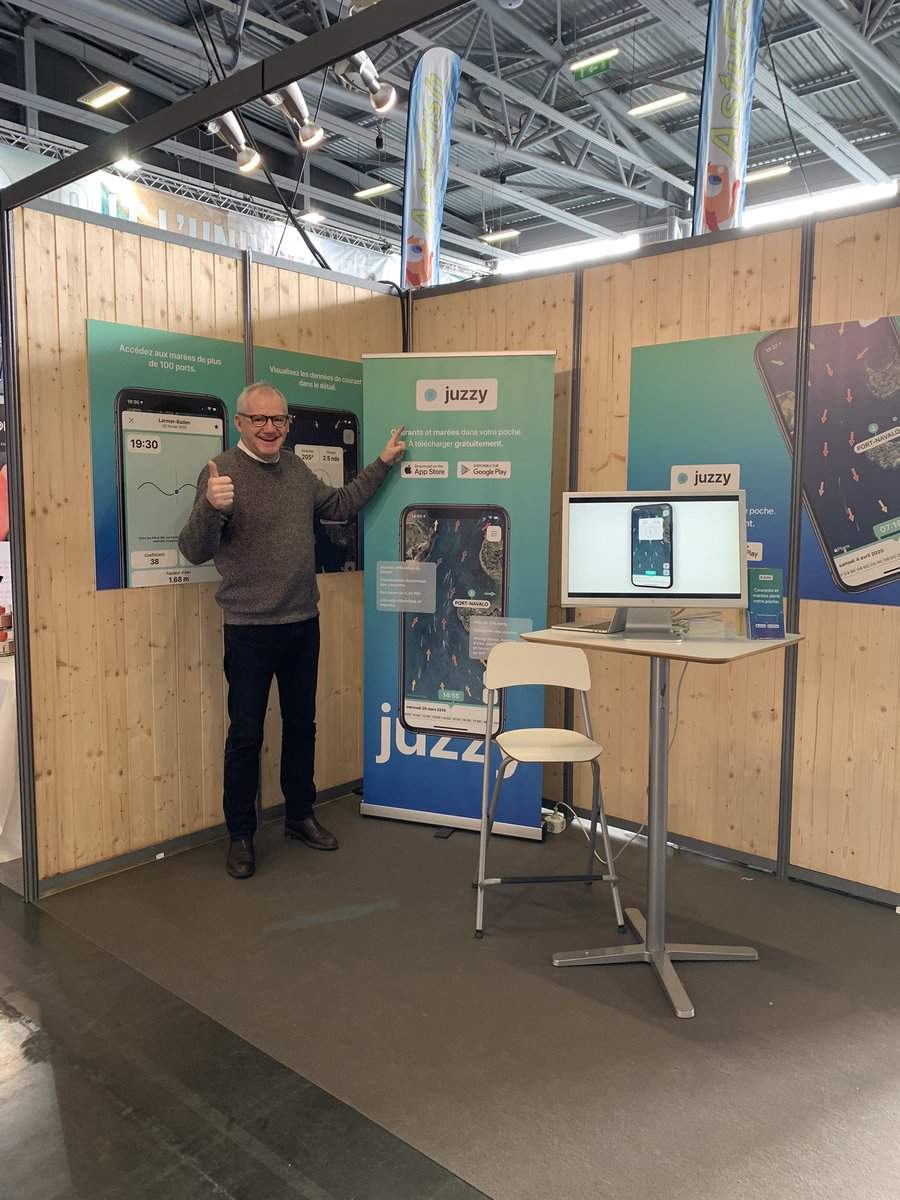HelloJuzzy's tweet image. Juzzy présent sur le salon de la pêche en mer du 14 au 16 février à NANTES