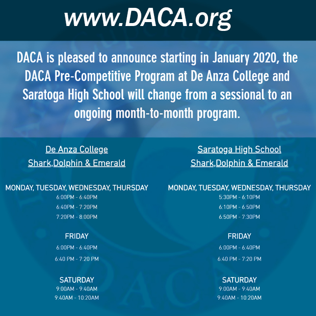 DACASwim's tweet image. Swim schedules made easy! DACA's Pre-Competitive program offers ongoing month-to-month enrollment. Swim at one of our 3 locations, indoor and outdoor! Visit DACA.org for more details! #swim #swimlessons #precomp #DACArocks