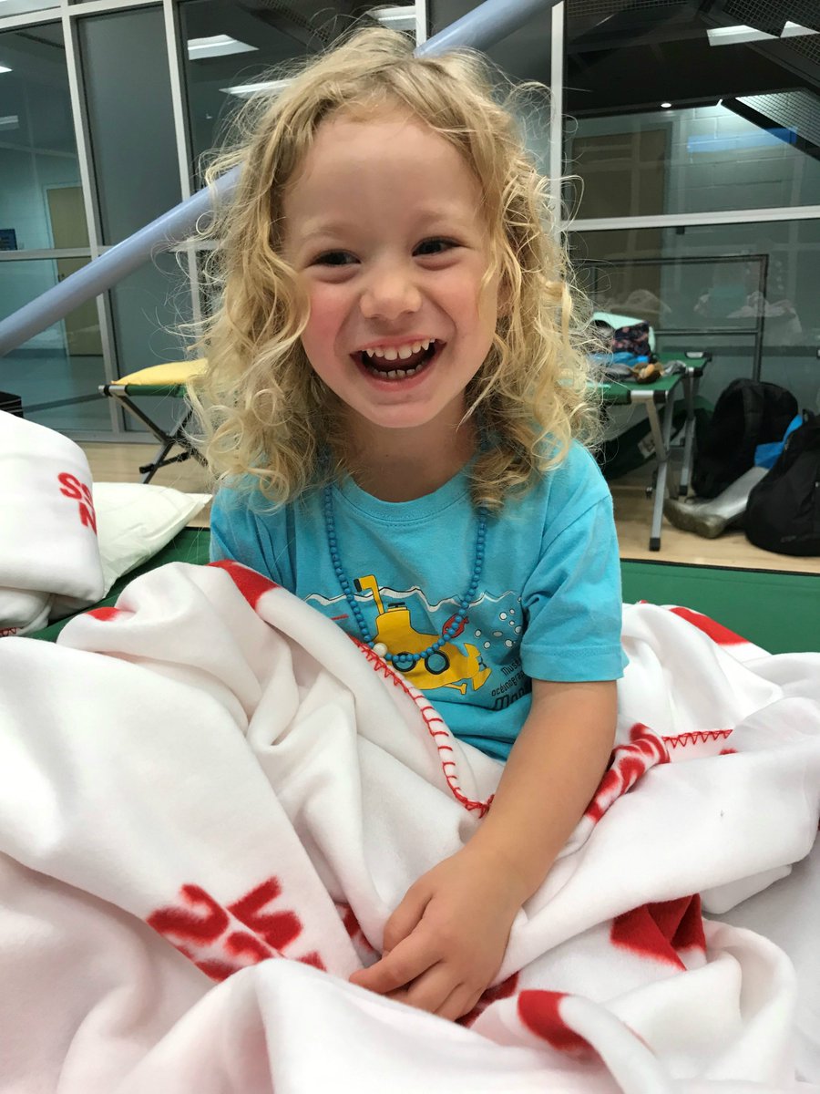 Portrait of Gio in shelter.