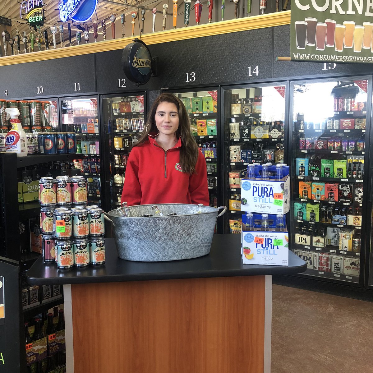 Stop in for free beer samples today!

Kevin is doing Magic Hat BOGO 6-pack cans at:

Como • 11am-1pm
French • 2pm-4pm 

Krystal is doing Magic Hat BOGO 6-pack cans &amp; Pura Still BOGO 6-pack bottles at:

Orchard Park • 11am -2pm
Hamburg • 3pm-5pm