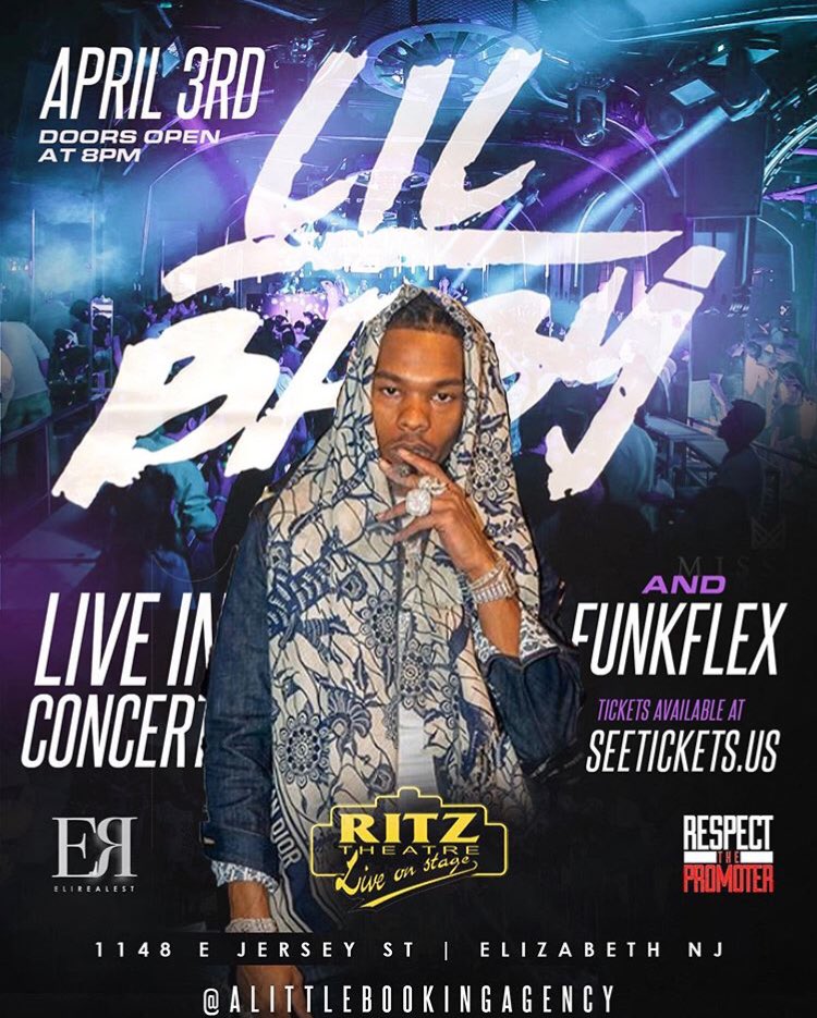 RonThe_Don's tweet photo. Yaβll wanted lil Baby. April 3rd live in concert. Ritz Theatre Elizabeth NJ π. Tickets on sale now https://t.co/g8w6qUhusV #RitzGang #Members9nly @lilbaby4PF https://t.co/77hFsuXwdi