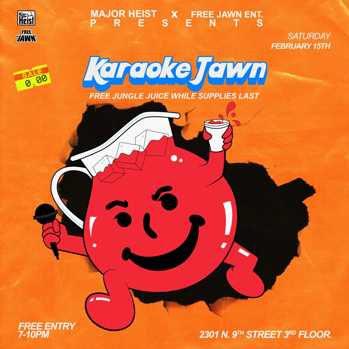 FREEJAWNENT's tweet photo. Tonight!! SING YOUR HEART OUT!!! 💗💗💗💗💗💗💗💗💗 @ #Karaokejawn w after party vibes provided by @MIERxSONIC @itsDJDJ @THEREAL_DJFM 💜🧡 https://t.co/NeCz9WHd6W