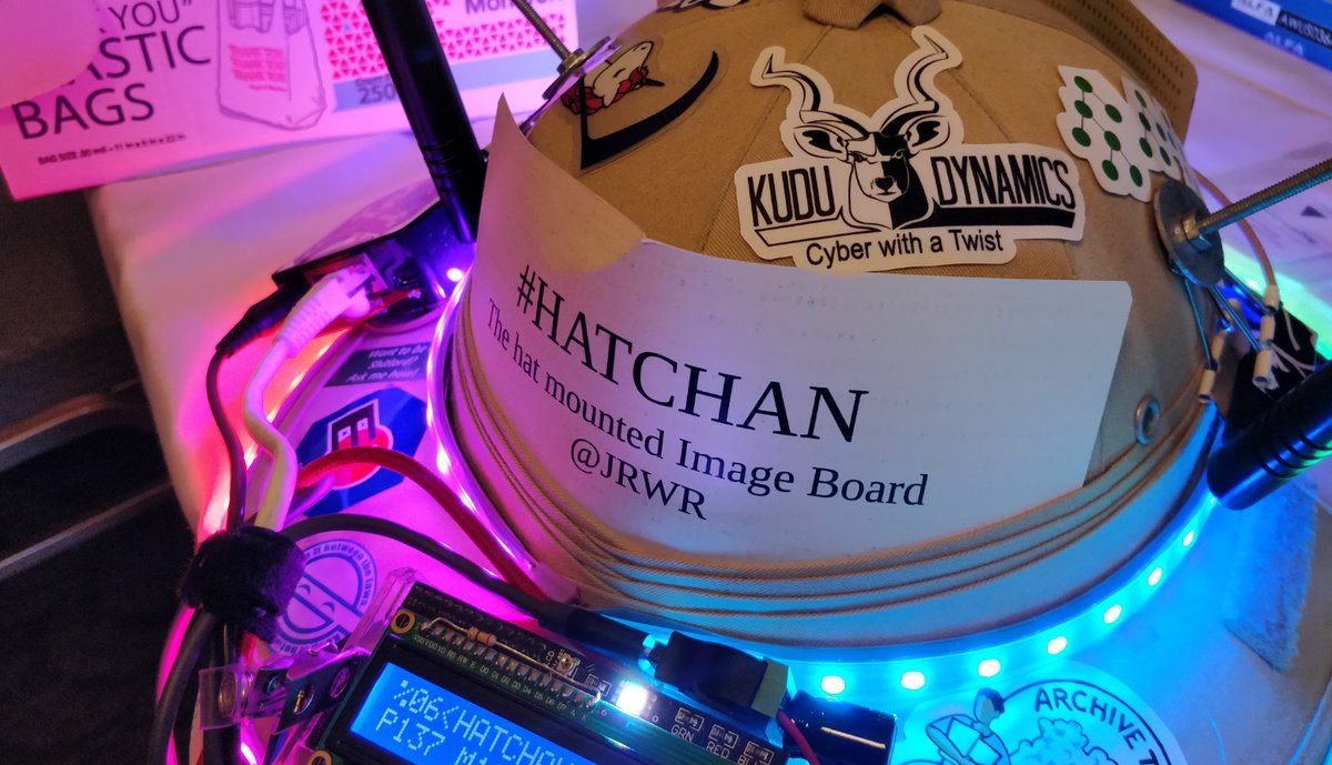 CogInfoSec's tweet photo. can't wait to attend @BSidesROC again this year and check out @jrwr's wonderful #HATCHAN! :D https://t.co/CO7S2KaEgZ